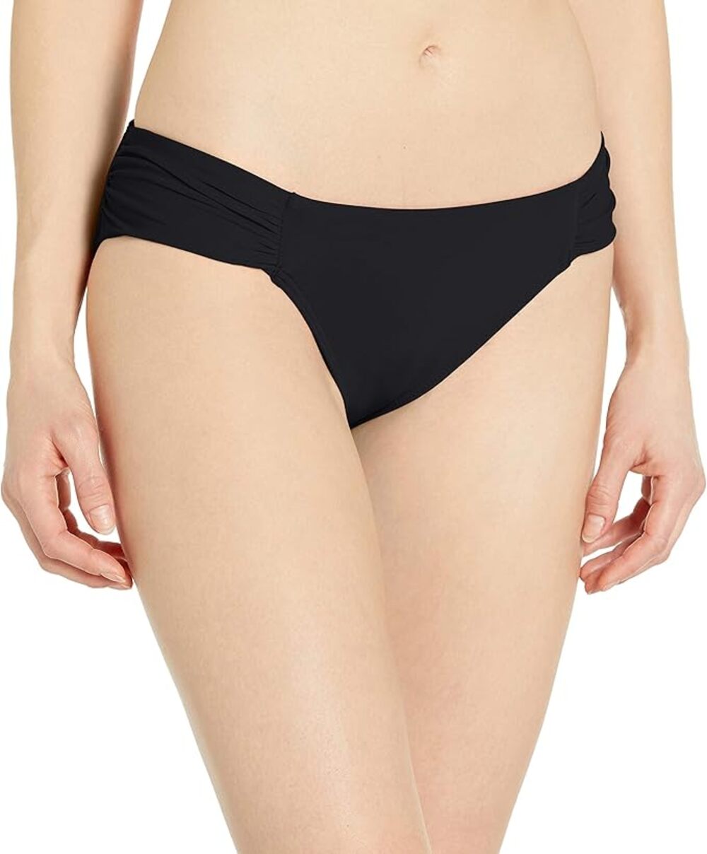 Jets by Jessika Allen Women's Jetset Gathered Side Hipster Bikini Bottom sz 6